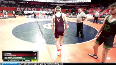 2A 175 lbs Champ. Round 1 - Michael O`Connor, New Lenox (Providence Catholic) vs AJ Tack, Lombard (Montini)