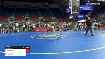 120 lbs Cons 32 #2 - Garrett Steidley, Oklahoma vs Caden Howard, Kansas