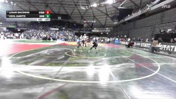 Boys 3A 138 lbs Cons. Round 4 - Logan MacEwan, Stanwood vs Cecil Janette, Ingraham