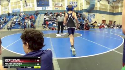 59 lbs Placement Matches (8 Team) - Rayden Garrett, Garrett Wrestling Club vs Silas Sanderson, Leo Wrestling Club