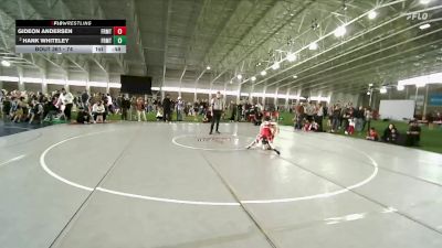 74 lbs Cons. Round 3 - Hank Whiteley, Sanderson Wrestling Academy vs Gideon Andersen, Team Prestige Wrestling