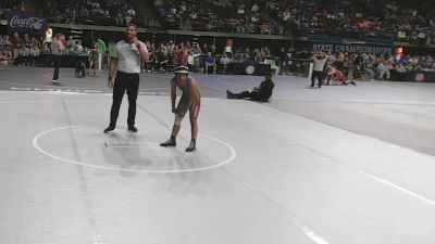 G 107 lbs Champ. Round 2 - Charley Courville, Plaquemine Girls vs Amaria Conrad, Destrehan Girls