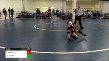 47-50 lbs Round 3 - Ryker Whitt, North Carolina vs Eli Pegram, Unattached