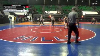 1A-4A 126 Cons. Round 1 - Dawson Farris, Pleasant Valley vs Austin Williams, Brooks