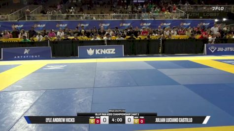 Lyle Andrew Hicks vs Julian Luciano Castillo 2026 Pan Kids Jiu-Jitsu IBJJF Championship