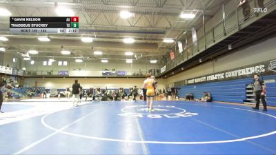 165 lbs 5th Place Match - Gavin Nelson, Ashland vs Thaddeus Stuckey, Tiffin