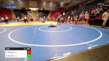 60 lbs Rr Rnd 2 - Sawyer Simpson, Salina vs Brantley Wisdom, Caney Valley Wrestling