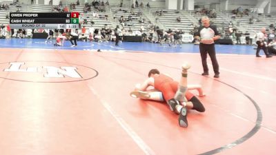 145 lbs Round Of 32 - Owen Proper, AZ vs Cash Wheat, MD