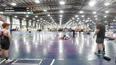 65 lbs Rr Rnd 1 - Gavin Bell, All American Wrestling Club Blue - EL vs Owen Brink, 4M Power - EL