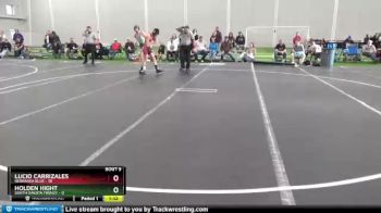 120 lbs Round 3 (8 Team) - Lucio Carrizales, Nebraska Blue vs Holden Hight, South Dakota Frenzy