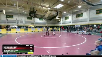 45 lbs Champ. Round 1 - Porter Bertram, Watford City Wolves vs Kanon Kennedy, Camel Kids Wrestling