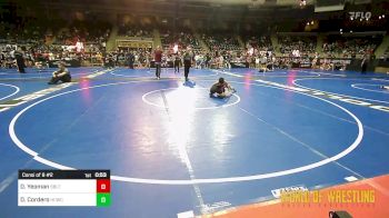 77 lbs Consi Of 8 #2 - Damien Yeoman, Sebolt Wrestling Academy vs Dominic Cordero, Higher Calling Wrestling Club