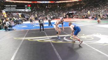 Cons. Round 3 - Brody Mattox, Crete vs Lucas Weber, Alliance