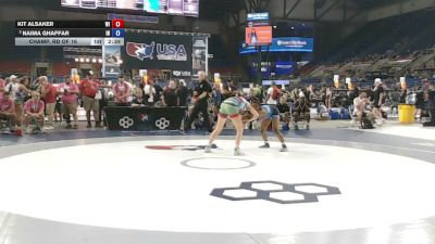 135 lbs Champ. Rd Of 16 - Kit Alsaker, Wisconsin vs Naima Ghaffar, Indiana