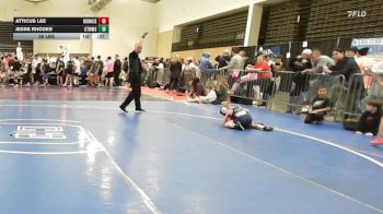 56 lbs Rr Rnd 3 - Atticus Lee, RedNose Wrestling School - K3 vs Jesse Rhodes, CT Whale Orca - K3