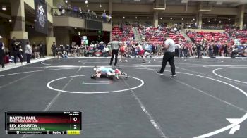 90 lbs Quarterfinal - Lex Johnston, Greater Heights Wrestling vs Daxton Paul, Maize Wrestling Club