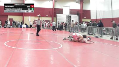 175 lbs Quarterfinal - Milo Davis, Doughboys vs Preston Burroughs, Nmh