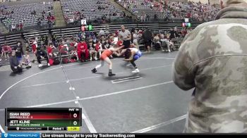 90 lbs Round 4 (6 Team) - Isiah Reed, Nebraska Blue vs Jett Kline, Oklahoma Elite Orange