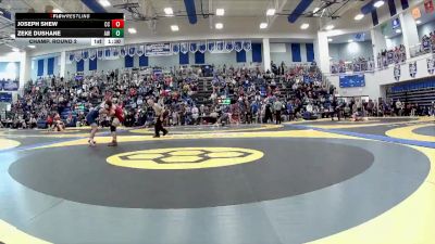 175 lbs Champ. Round 2 - Joseph Shew, Columbia City vs Zeke Dushane, Anthony Wayne