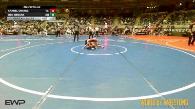 72 lbs Round Of 16 - Anabel Chavez, The Valley WC vs Lilo Gebara, Greater Heights Wrestling