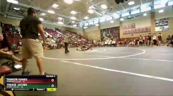 220 lbs Round 5 (10 Team) - Treese Jacobs, Spring Valley vs Tannor Hanks, Pahrump Valley