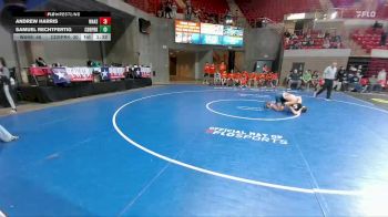 126 lbs Round 5 - Placement (4 Team) - Andrew Harris, Frisco Wakeland vs Samuel Rechtfertig, Cedar Park