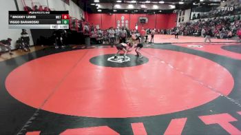 106 lbs Champ. Round 1 - Brodey Lewis, MILTON (WI) vs Viggo Baranoski, Arlington Heights (HERSEY)