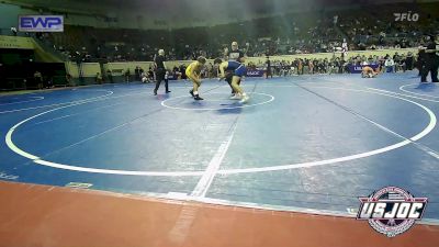 140 lbs Consi Of 16 #2 - HANK LINSENMEYER, Deer Creek Wrestling Club vs Manny Botone, ANADARKO