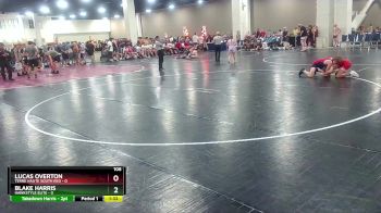 106 lbs Round 8 (10 Team) - Lucas Overton, Terre Haute South Red vs Blake Harris, Hawkstyle Elite