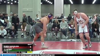 285 lbs Semis (4 Team) - Ruben Samuelson, Colorado Mesa vs Ty Petrey, Ashland