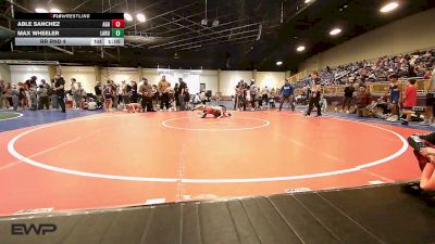 90-99 lbs Rr Rnd 4 - Able Sanchez, Aztec Grappling Academy vs Max Wheeler, LaRue County Wrestling Club