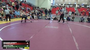 90 lbs Round 2 (4 Team) - Graham Cain, Cenrtral Region Team A vs Granger Barrett, East Region Team A