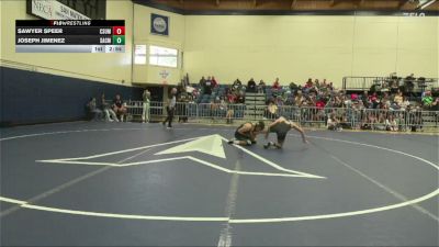 Cons. Round 3 - Joseph Jimenez, SACRAMENTO STATE Men vs Sawyer Speer, COLORADO STATE Men