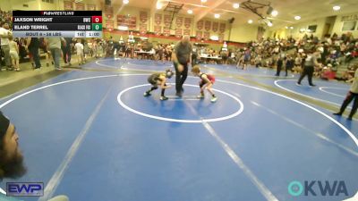 58 lbs Round Of 16 - Jaxson Wright, Bartlesville Wrestling Club vs Eland Terrel, Black Fox Wrestling Club