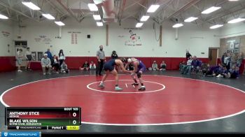 145 lbs Round 2 - Blake Wilson, Notre Dame, Burlington vs Anthony Stice, Keokuk