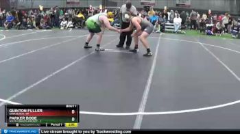 285 lbs Round 1 (4 Team) - Quinton Fuller, Iowa Black vs Parker Bode, South Dakota Frenzy