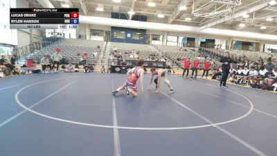 157 lbs Lucas Drake, Pennsylvania Blue vs Rylen Hanson, Iowa Red