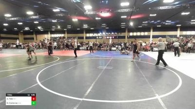 172 lbs Quarterfinal - Ahkiliz Pele, No Fefe vs Mario Gutierrez, New Mexico Royalty WC