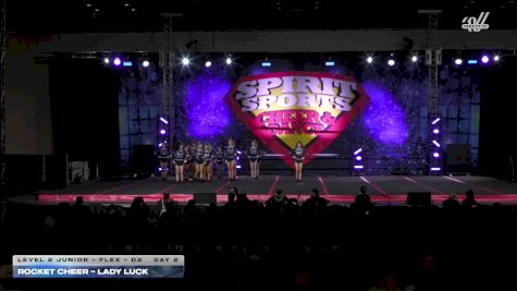 Rocket Cheer - Lady Luck [2025 L2 Junior - Flex - D2 Day 2] 2025 Spirit Sports Worcester Nationals