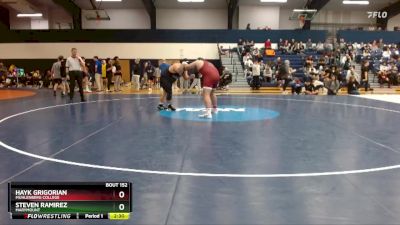 285 lbs Cons. Round 2 - Steven Ramirez, Marymount vs Hayk Grigorian, Muhlenberg College