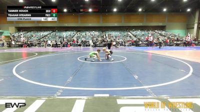 52 lbs 5th Place - Tanner Houck, Oroville Rattlers vs Teagan Stearns, Pomona Elite