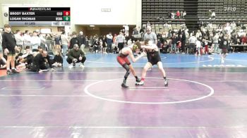 81 lbs Rr Rnd 1 - Brody Baxter, All I See Is Gold Academy Stripes - ESC vs Logan Thomas, Wrecking Crew Wrestling Academy - ESC