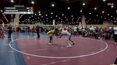 157 lbs Cons. Round 2 - Amir Gaber, Wrestling Academy Of Louisiana vs Mason Martin, Bishop Wrestling