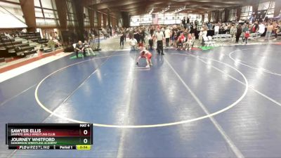 46 lbs Semifinal - Journey Whitford, Sanderson Wrestling Academy vs Sawyer Ellis, Sanpete Girls Wrestling Club