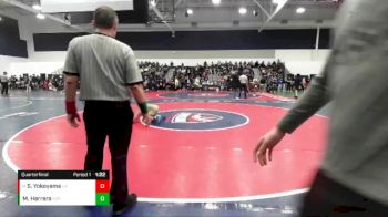 138 lbs Quarterfinal - Samuel Yokoyama, Los Alamitos vs Maddox Herrera, Esperanza