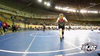 240 lbs Consolation - Adelyn Trimuel, Beebe Youth Wrestling vs Abby Anglley, Elgin Wrestling