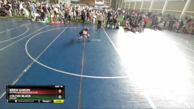 45 lbs Cons. Round 6 - Colten Black, Ravage vs Krew Garvin, Payson Lion Wrestling Club