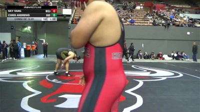 287 lbs Consi Of 16 #1 - Sky Vang, McLane vs Chris Andrews, Bakersfield Christian High School