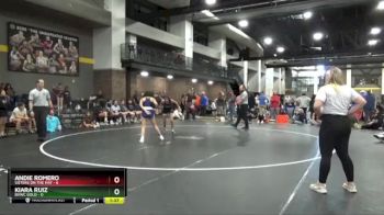 106 lbs Round 5 (16 Team) - Andie Romero, Sisters On The Mat vs Kiara Ruiz, BVWC Gold