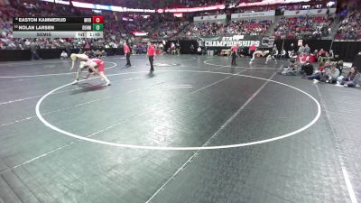 165 lbs Semis - Easton Kammerud, Mount Horeb/Barneveld vs Nolan Larsen, Denmark
